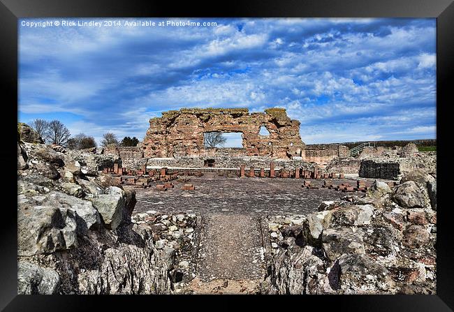 Wroxeter roman city Framed Print by Rick Lindley