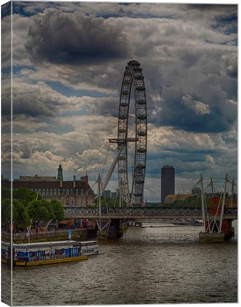 The Evolving Icon: London Eye Canvas Print by Gilbert Hurree