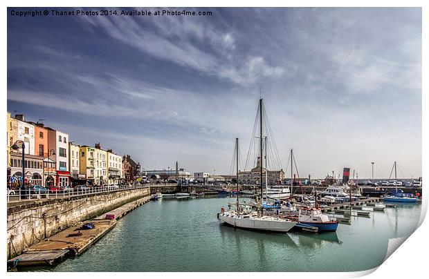 Ramsgate Harbour Print by Thanet Photos
