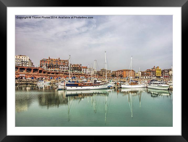 The Harbour Framed Mounted Print by Thanet Photos