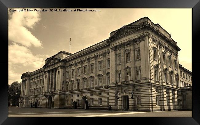 Buckingham Palace Framed Print by Nick Wardekker