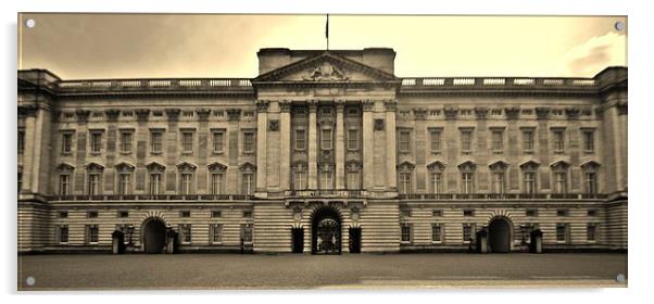 Front entrance of Buckingham Palace Acrylic by Nick Wardekker