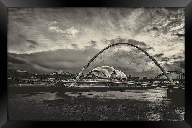 Millennium Bridge Framed Print by Mark Donaldson