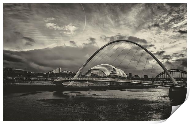 Millennium Bridge Print by Mark Donaldson