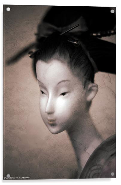 Geisha Girl Acrylic by Rob Toombs