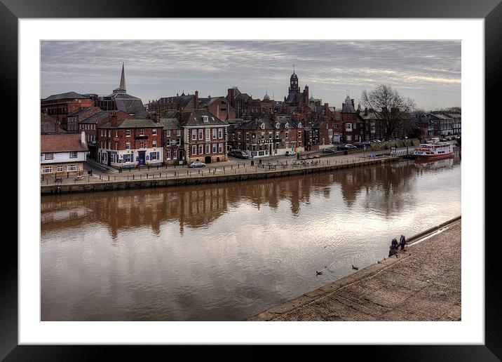 The River Ouse Framed Mounted Print by Tom Gomez