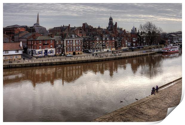 The River Ouse Print by Tom Gomez