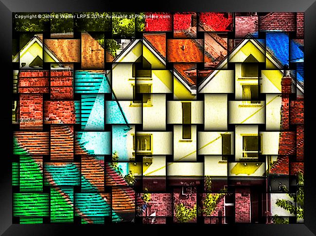 Abstract Architecture Framed Print by John B Walker LRPS