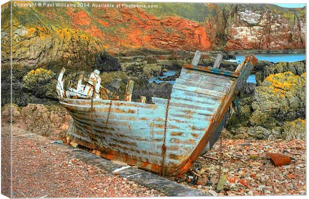 The Wreck Canvas Print by Paul Williams