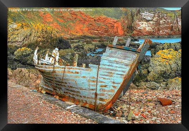 The Wreck Framed Print by Paul Williams