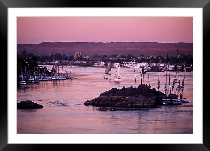 Southern Sunset Framed Mounted Print by Jacqueline Burrell