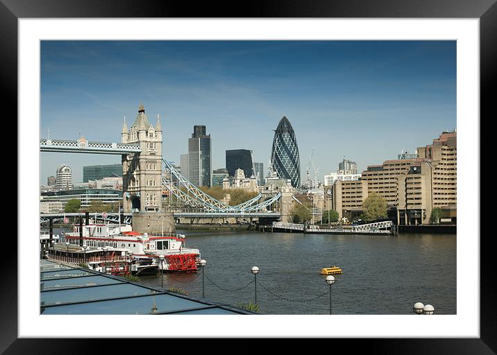 The Gherkin Framed Mounted Print by Kevin West