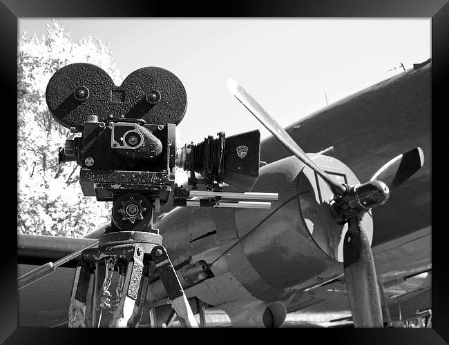 Mitchell movie camera DC-3 Framed Print by Robert Gipson