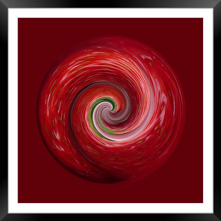 Strawberry ripple Framed Mounted Print by Robert Gipson