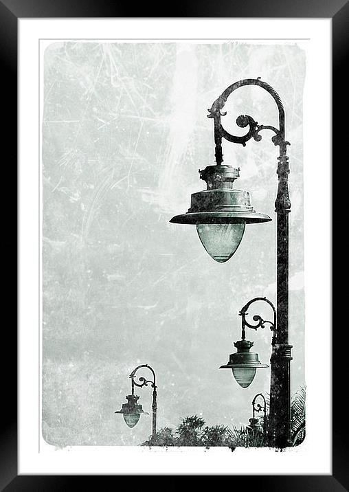 Street Lights Framed Mounted Print by Aritra Pal