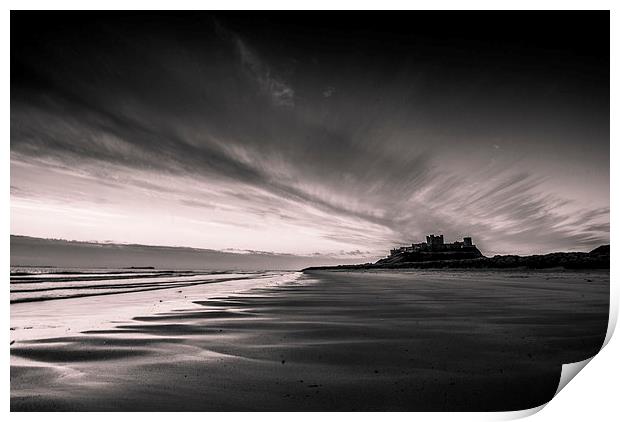 Black and White Dawn Print by Dave Hudspeth Landscape Photography