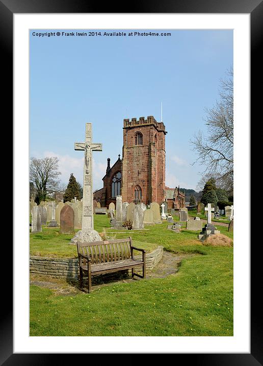 St Peters Church, Heswall, Wirral, UK Framed Mounted Print by Frank Irwin