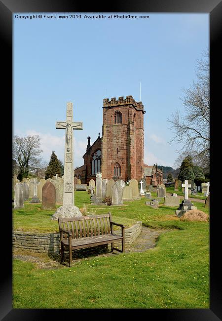St Peters Church, Heswall, Wirral, UK Framed Print by Frank Irwin