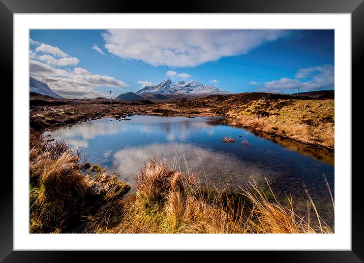 The Cullins, Isle of Skye Framed Mounted Print by Dave Hudspeth Landscape Photography
