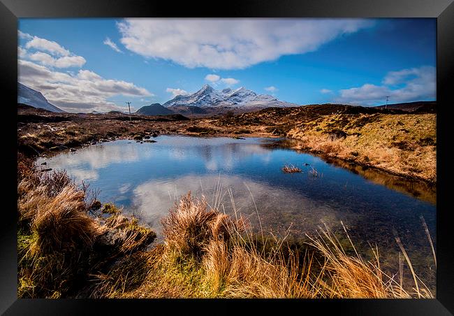 The Cullins, Isle of Skye Framed Print by Dave Hudspeth Landscape Photography