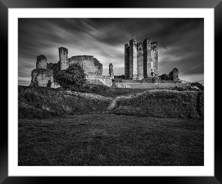 Conisbrough Castle Framed Mounted Print by Ian Barber
