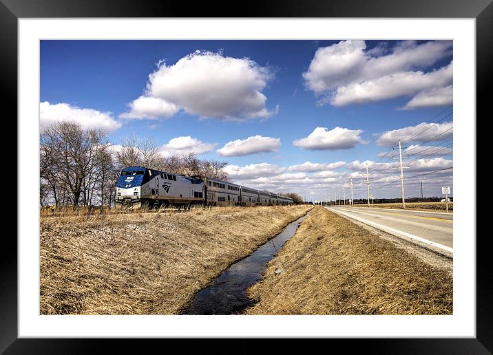Amtrak 66 Framed Mounted Print by Rob Hawkins