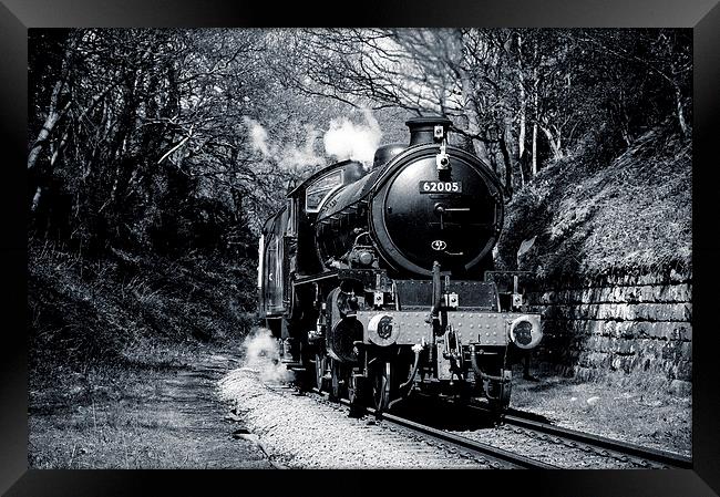 K1 62005 on the North Yorsk Moors Railway Framed Print by Dave Hudspeth Landscape Photography