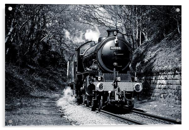 K1 62005 on the North Yorsk Moors Railway Acrylic by Dave Hudspeth Landscape Photography