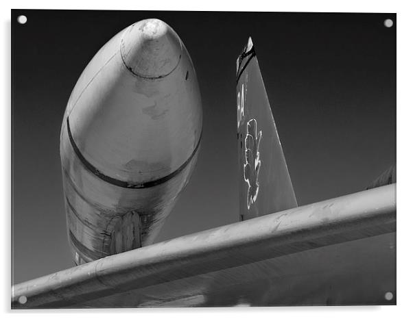 English Electric Lightning F.6 Acrylic by Robert Gipson