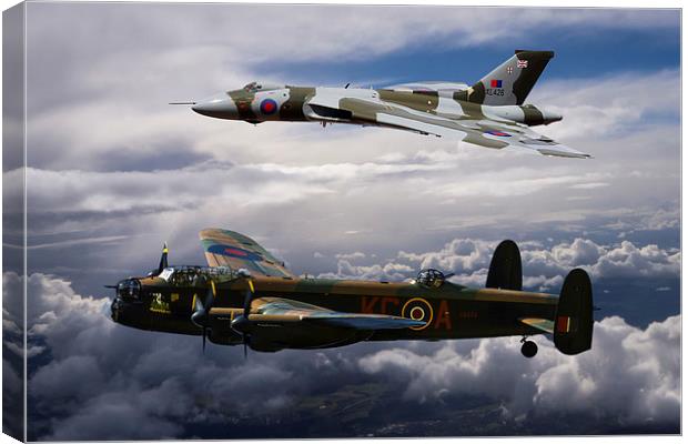 Avro Duo Canvas Print by Oxon Images