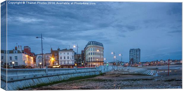 Early morning view of Margate Canvas Print by Thanet Photos