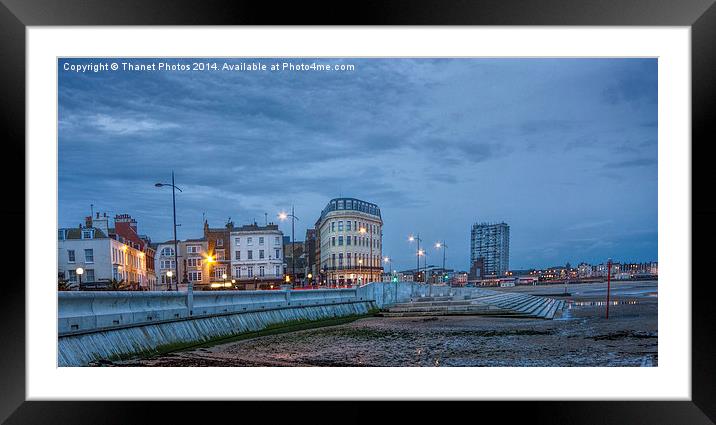 Early morning view of Margate Framed Mounted Print by Thanet Photos