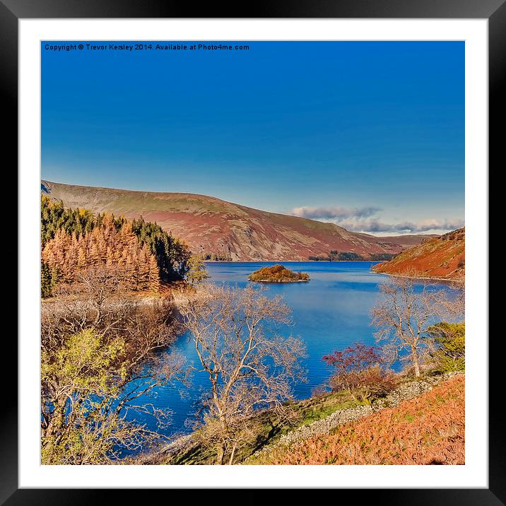 Autumn at Haweswater Framed Mounted Print by Trevor Kersley RIP