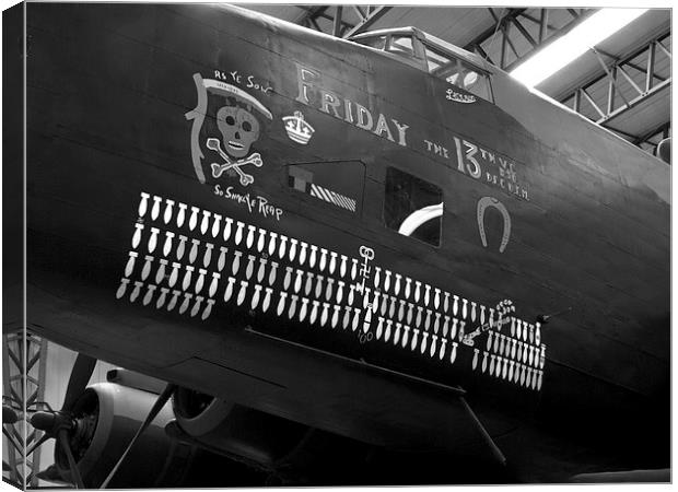 Handley Page Halifax bomber aircraft MkII (III) Canvas Print by Robert Gipson