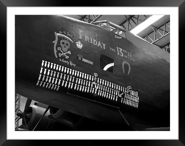 Handley Page Halifax bomber aircraft MkII (III) Framed Mounted Print by Robert Gipson