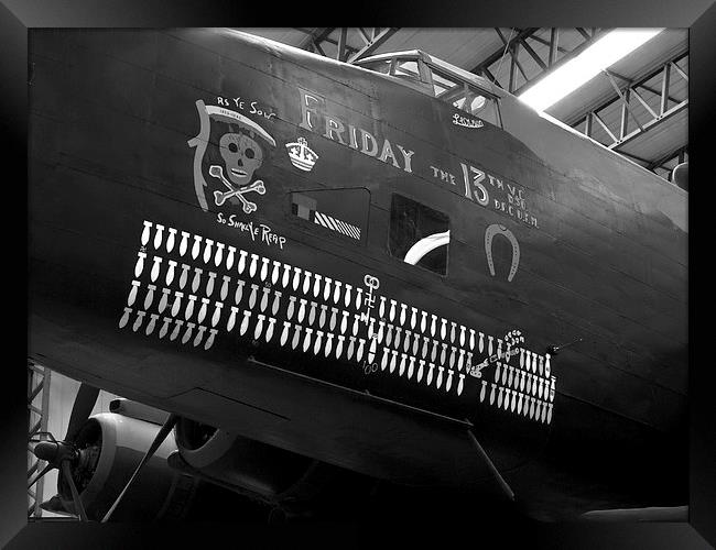 Handley Page Halifax bomber aircraft MkII (III) Framed Print by Robert Gipson
