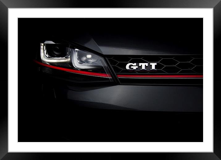 GTi Framed Mounted Print by Dave Wragg