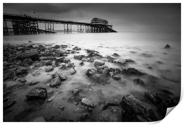 Mumbles pier Print by Leighton Collins