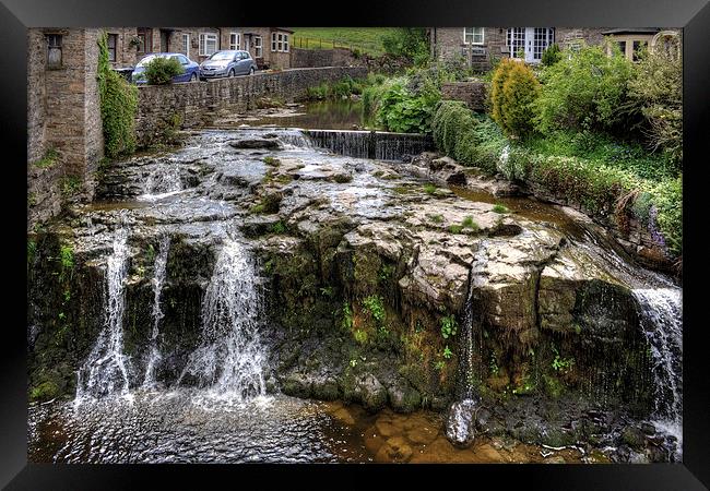 Hawes Falls Framed Print by Tom Gomez