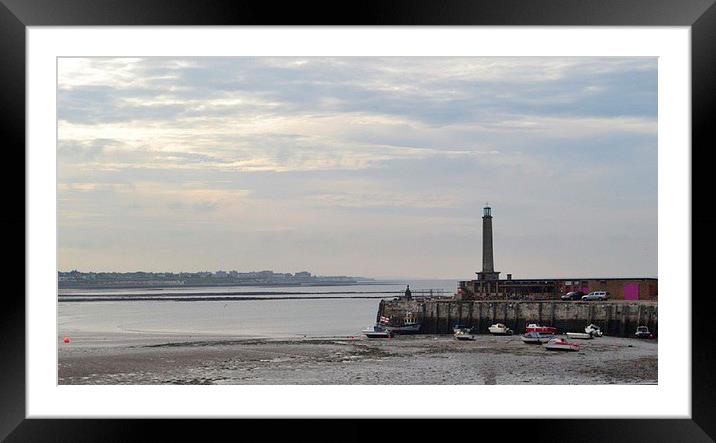 Margate Lighthouse. Framed Mounted Print by Mark Franklin