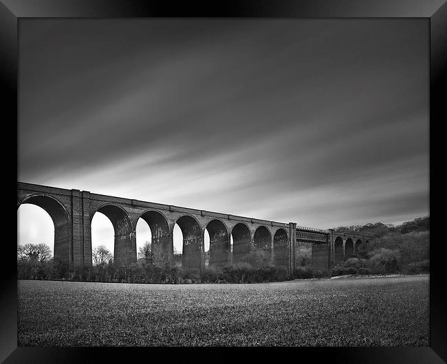 Conisbrough Viaduct Doncaster Framed Print by Ian Barber