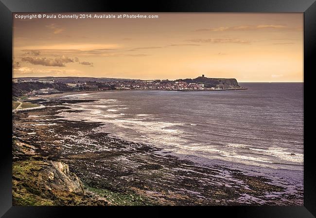 Scarborough South Bay Framed Print by Paula Connelly