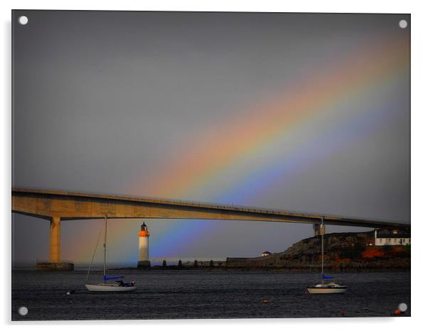 skye bridge Acrylic by dale rys (LP)