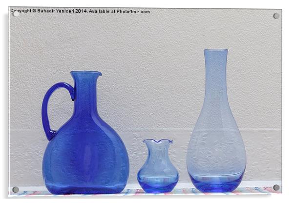 Blue Glass Acrylic by Bahadir Yeniceri