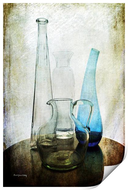 Shapes of Glass Print by Randi Grace Nilsberg