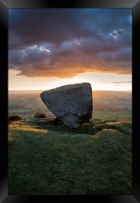 Baslow Edge Framed Print by James Grant