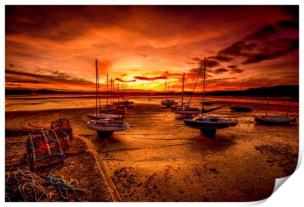 Beadnal Harbour, Northumberland Print by Dave Hudspeth Landscape Photography