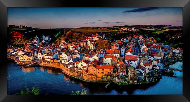 Staithes, North Yorkshire Framed Print by Dave Hudspeth Landscape Photography
