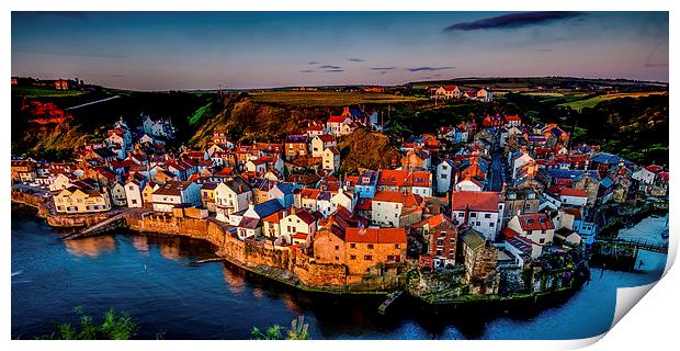Staithes, North Yorkshire Print by Dave Hudspeth Landscape Photography