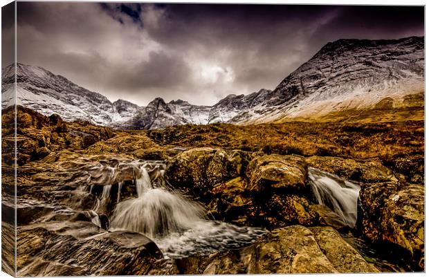 The Fairy Pools, Isle of Skye Canvas Print by Dave Hudspeth Landscape Photography